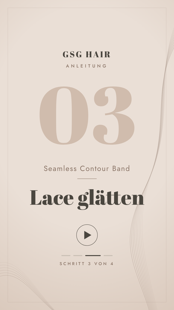 Lace glätten beim GSG Seamless Contour Band