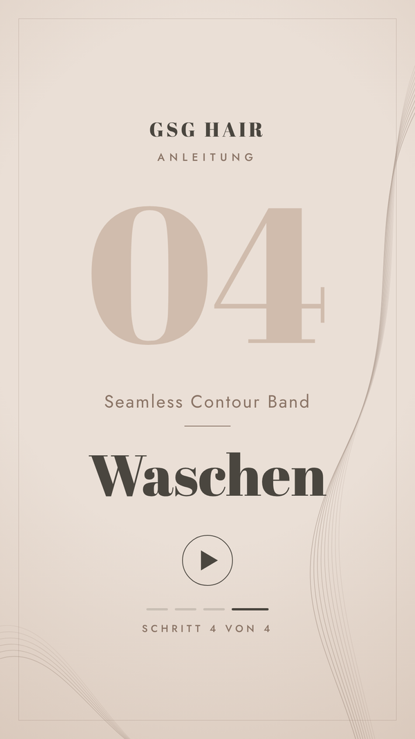 Waschen des GSG Seamless Contour Bands
