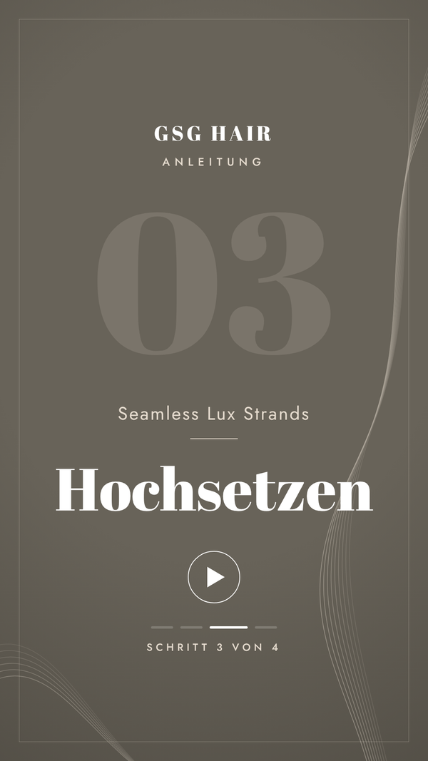 Hochsetzen der GSG Seamless Lux Strands Extensions